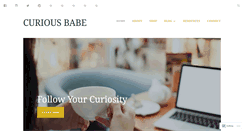 Desktop Screenshot of curiousbabe.com
