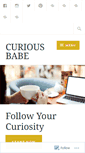 Mobile Screenshot of curiousbabe.com